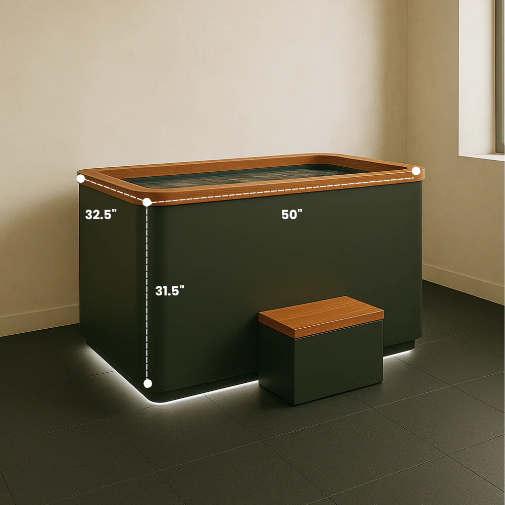 Stealth Cedar Plunge + BeautyBox Full Spectrum Infrared + Red light Sauna (2 Person) - Image 6