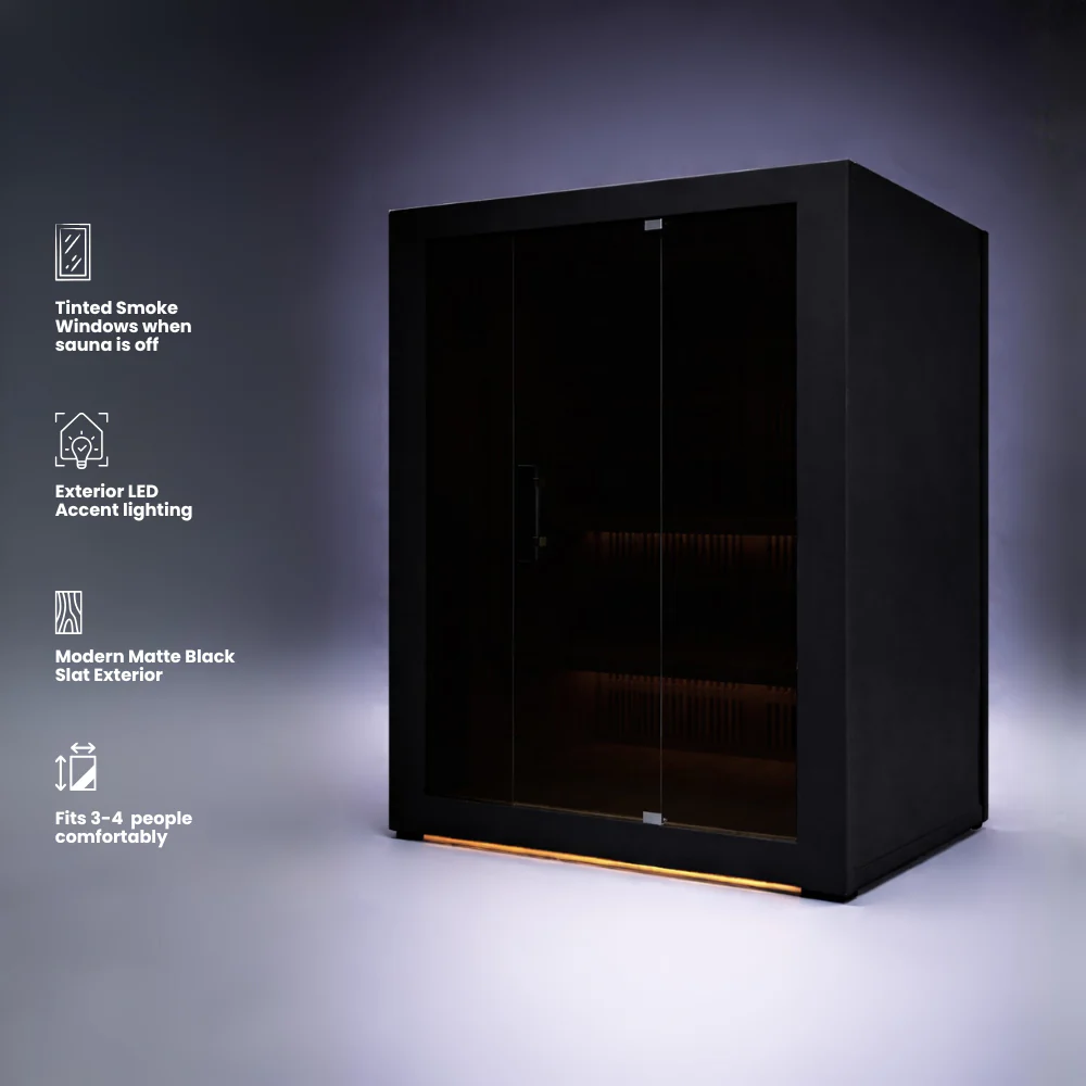 Stealth Plunge + Forge Full Spectrum Infrared + Red light Sauna (3-4 person) - Image 5