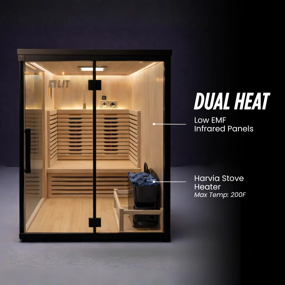 Stealth Luxe Barrel Plunge + Titan Hybrid Sauna (2 person) - Image 6